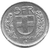 5 franc coin 5 franc coin