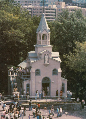 St. Joseph's chapel on Mount Royal ground