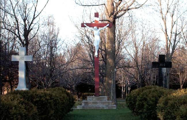 The Crucifix in the cemetary The Crucifix in the cemetary
