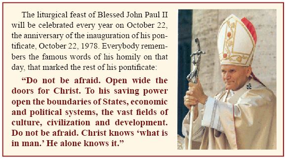 Do not be afraid Do not be afraid