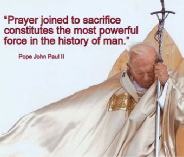 Prayer joined to sacrifice Prayer joined to sacrifice