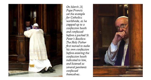 Pope Francis confession Pope Francis confession