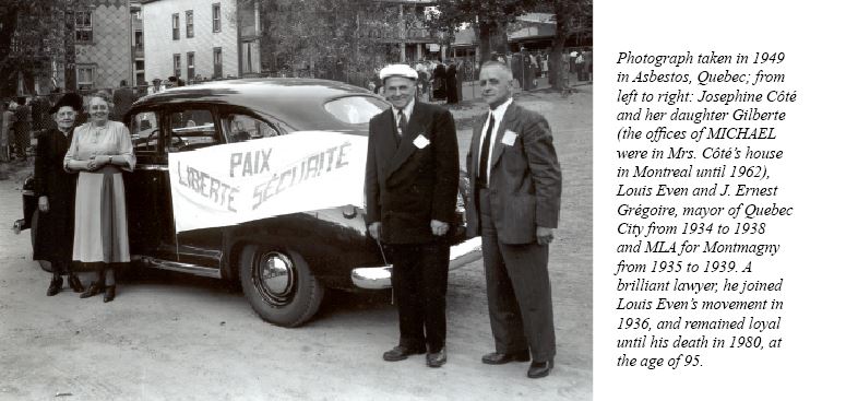 Louis Even in Asbestos Louis Even in Asbestos