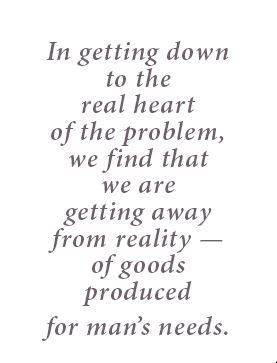 Real heart of the problem