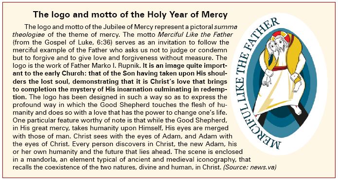 The logo of the Holy Year of Mercy The logo of the Holy Year of Mercy