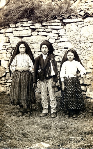 The three visionaries of Fatima The three visionaries of Fatima