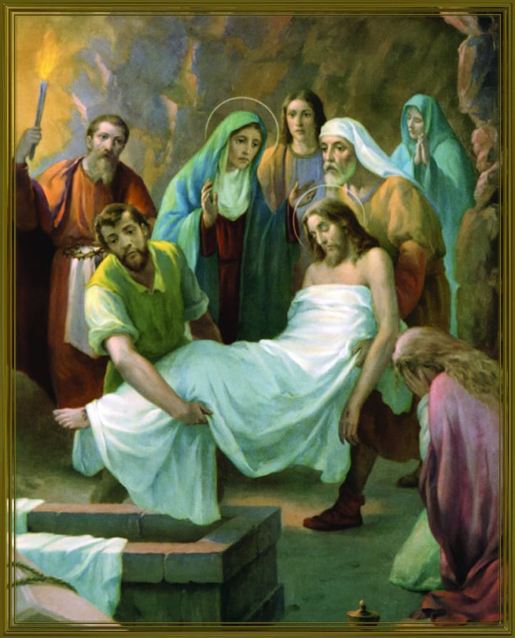 Way of the cross - fourteenth station