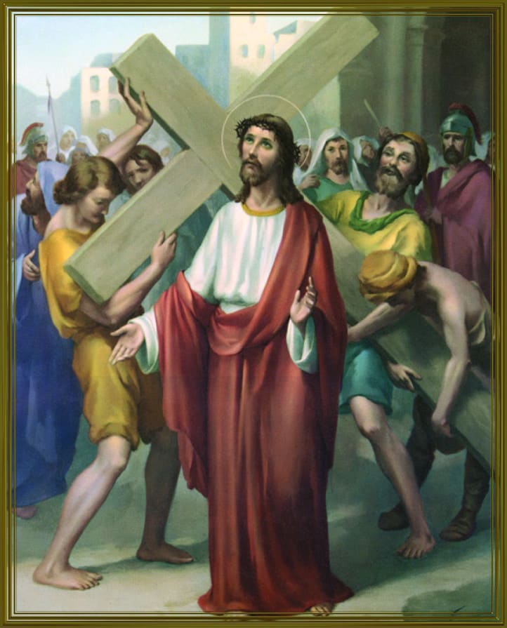 Way of the cross - second station